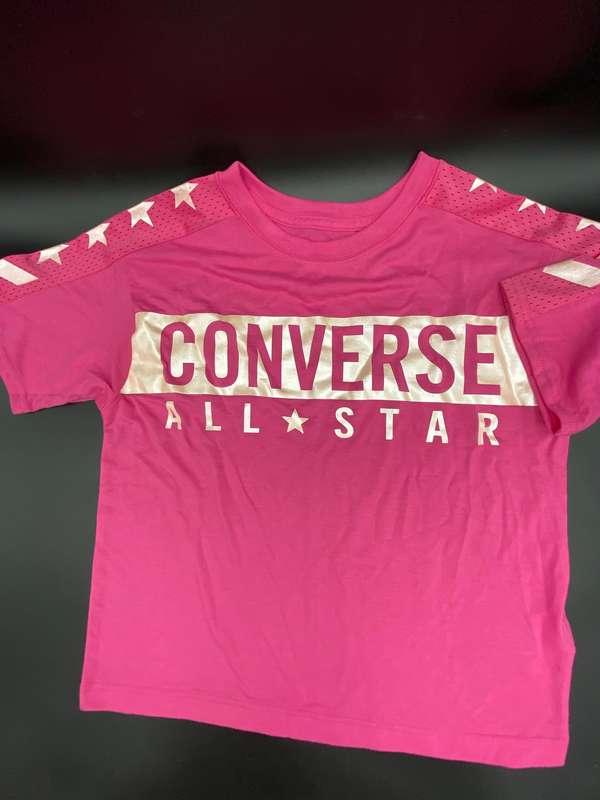 New! Converse ALL STAR T-Shirt Pink