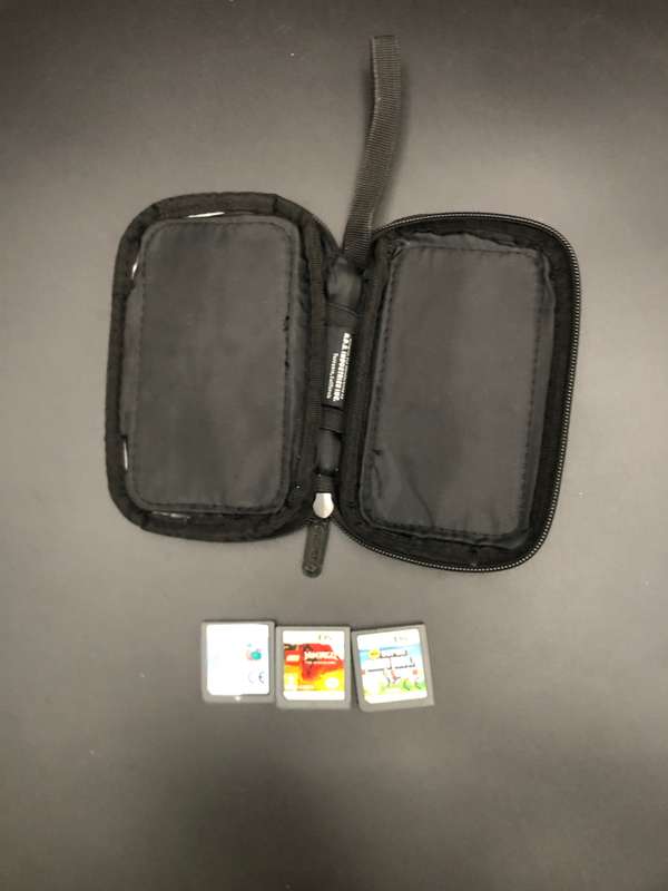 Nintendo DS Games 3 and pouch