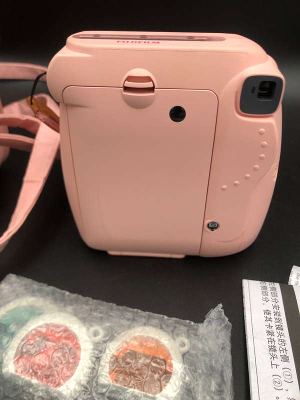 Fujifilm Instax Mini 9 Camera & Film Value Bundle (Pink with Clear Accents)