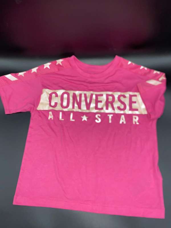 New! Converse ALL STAR T-Shirt Pink