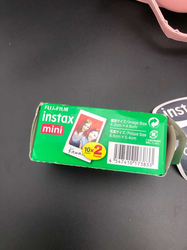 Fujifilm Instax Mini 9 Camera & Film Value Bundle (Pink with Clear Accents)