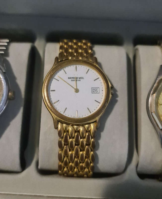 Raymond Weil Vintage 18k Gold watch