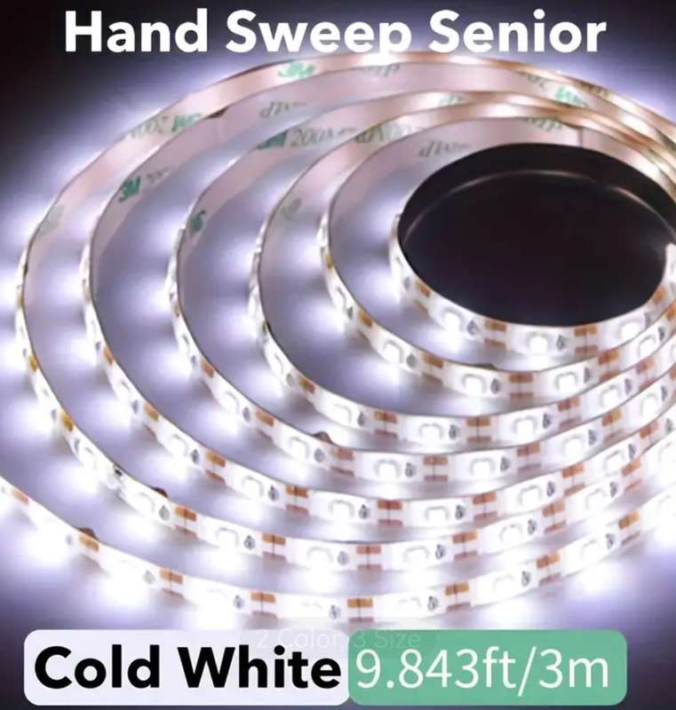 Smart LED Light Strip with Motion Sensor - 5M - Cold White