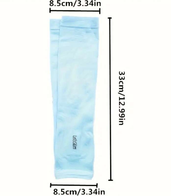 7 Pairs of UV Protection Cooling Arm Sleeves with Finger Holes