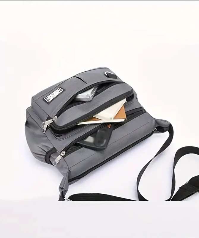 Stylish Multi-Layer Crossbody Bag - Green