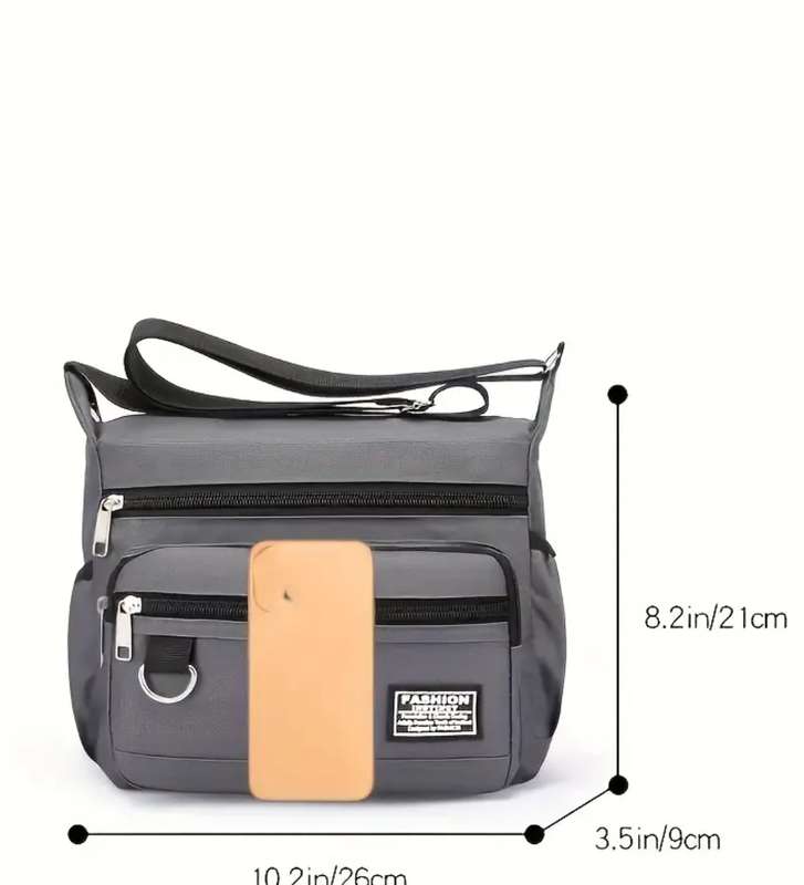 Stylish Multi-Layer Crossbody Bag - Green