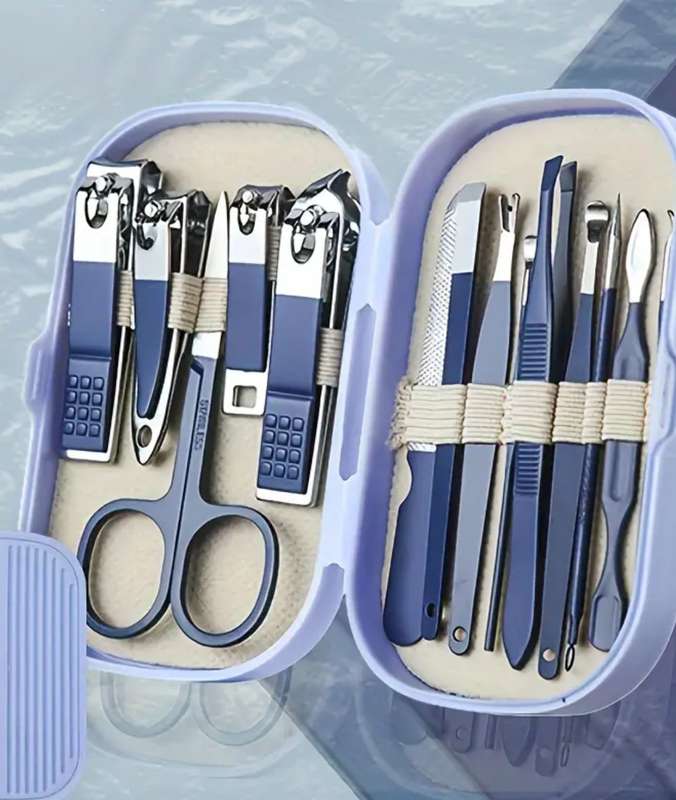14-Piece Deluxe Stainless Steel Nail Care Kit