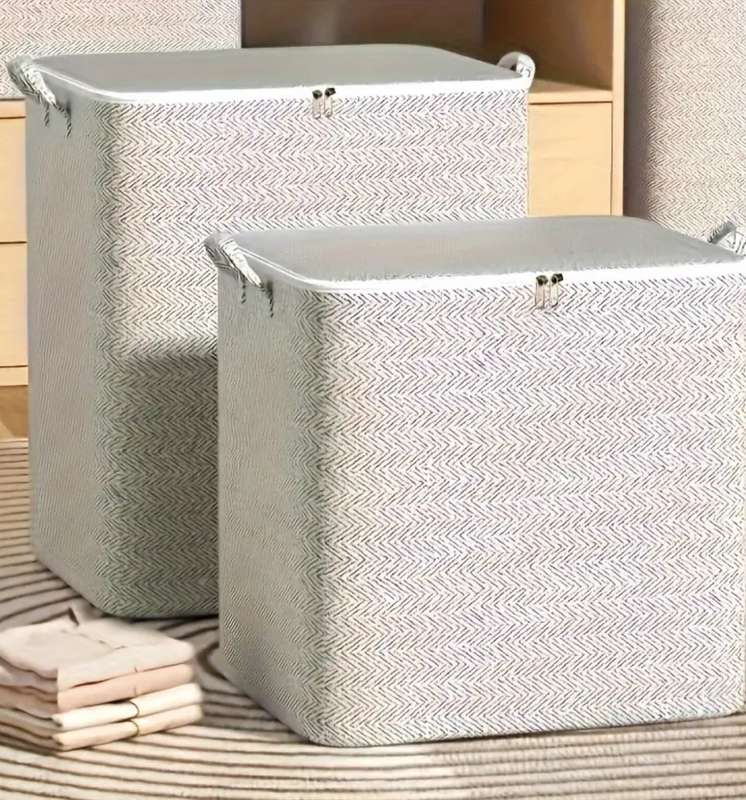 This weekend only! 2 x Extra Large Capacity Storage Organizer with Handles (Both 150L)