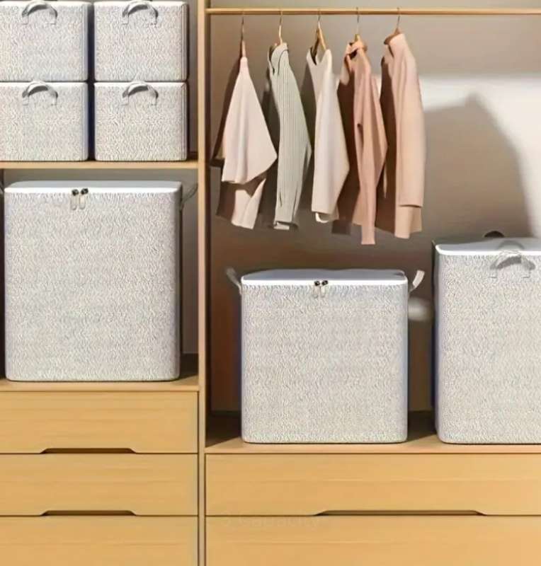 This weekend only! 2 x Extra Large Capacity Storage Organizer with Handles (Both 150L)