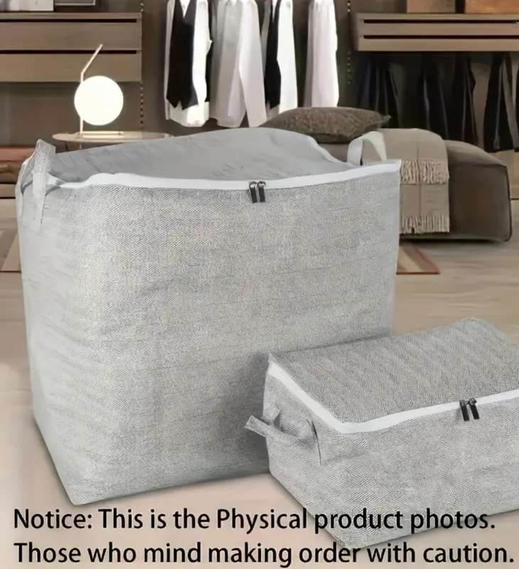 This weekend only! 2 x Extra Large Capacity Storage Organizer with Handles (Both 150L)