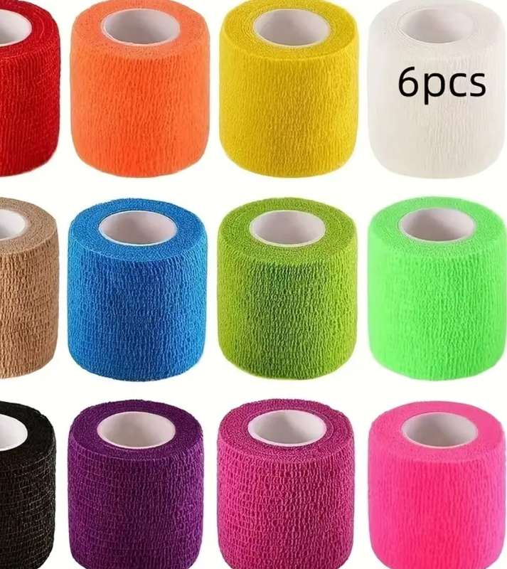 5 Pack Breathable Self-Adhesive Elastic Bandages