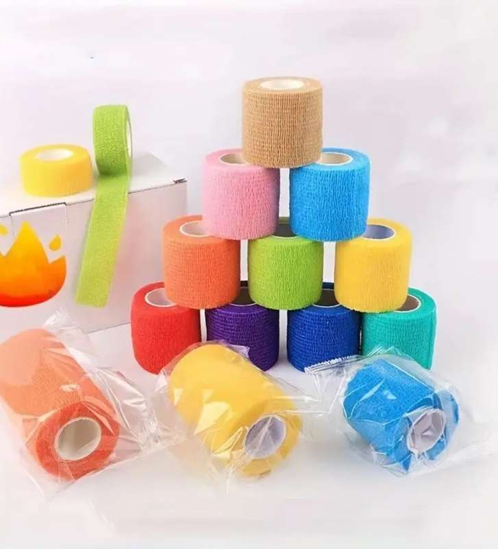 5 Pack Breathable Self-Adhesive Elastic Bandages