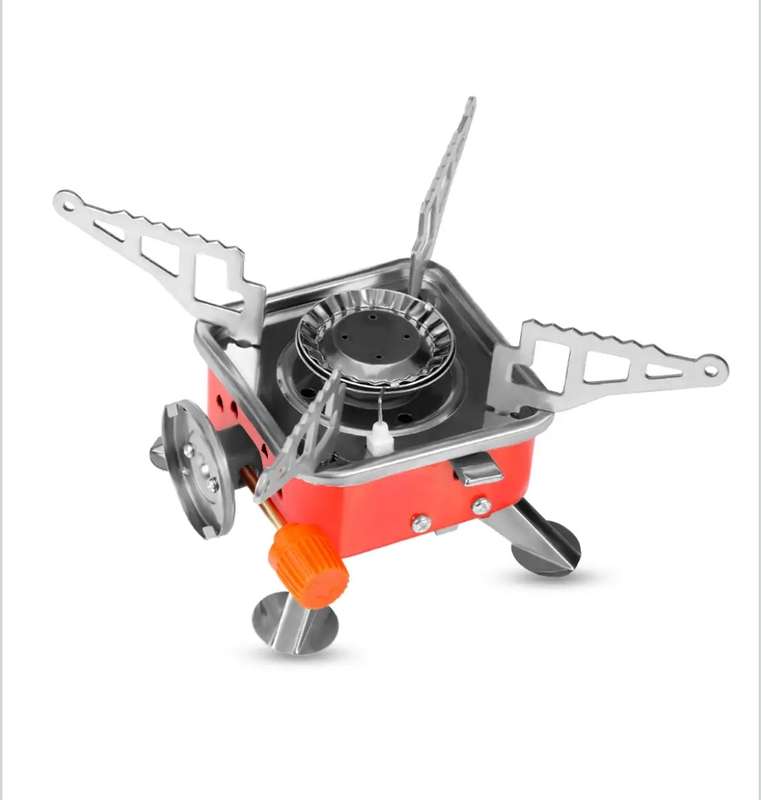 Outdoor mini small square stove gas stove portable cassette stove camping stove picnic cooker