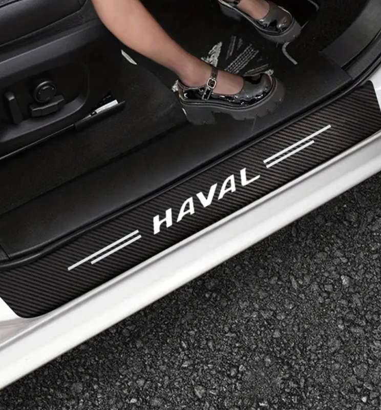 4pcs Car Door Sill Scratch Protection Trim Scratch Scratch Sticker for Haval