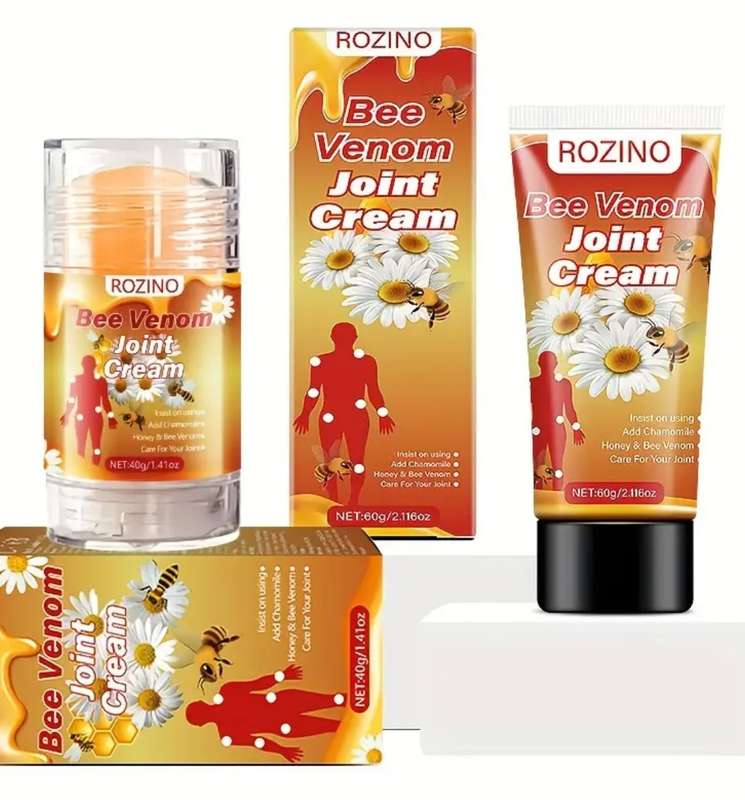 2 Pc ROZINO Bee Venom Joint Cream and Stick