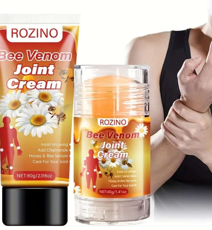 2 Pc ROZINO Bee Venom Joint Cream and Stick