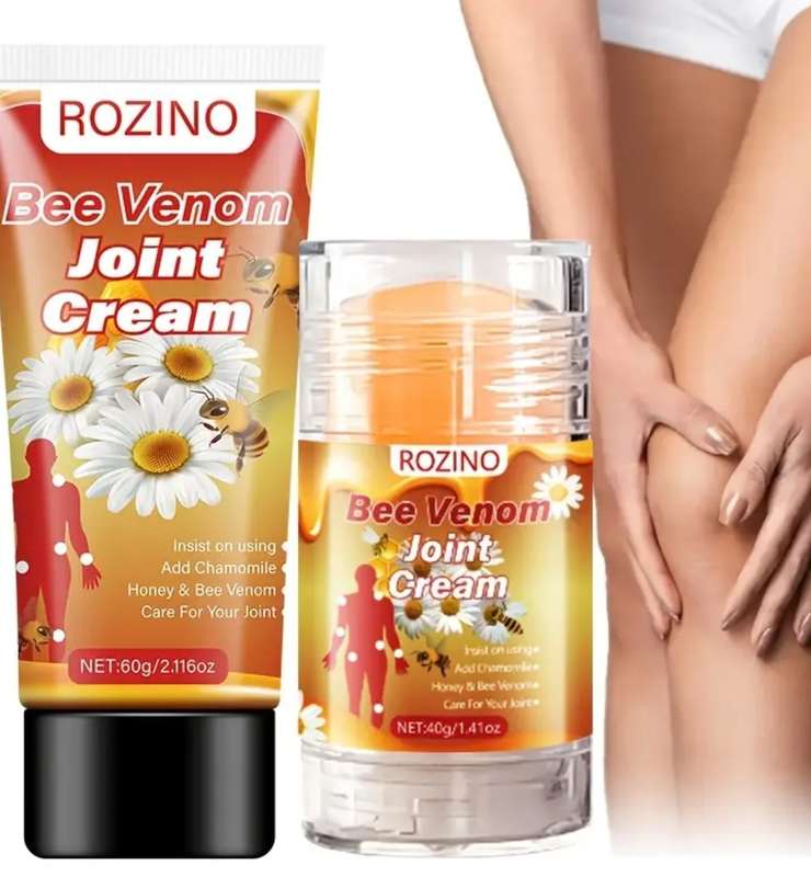 2 Pc ROZINO Bee Venom Joint Cream and Stick