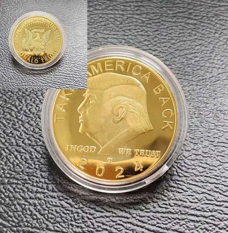 Commemorative Donald Trump 2024 Reclaiming America Collectors Coin in Protective Capsule