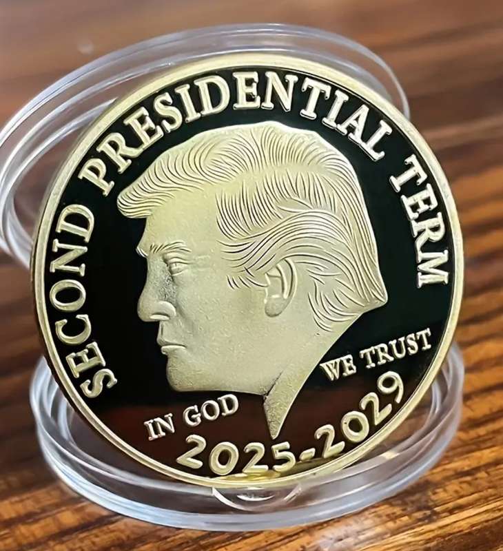 1pcs 2025-2029 Trump Election Victory Commemorative Coins - Premium Collectible, Limited Edition