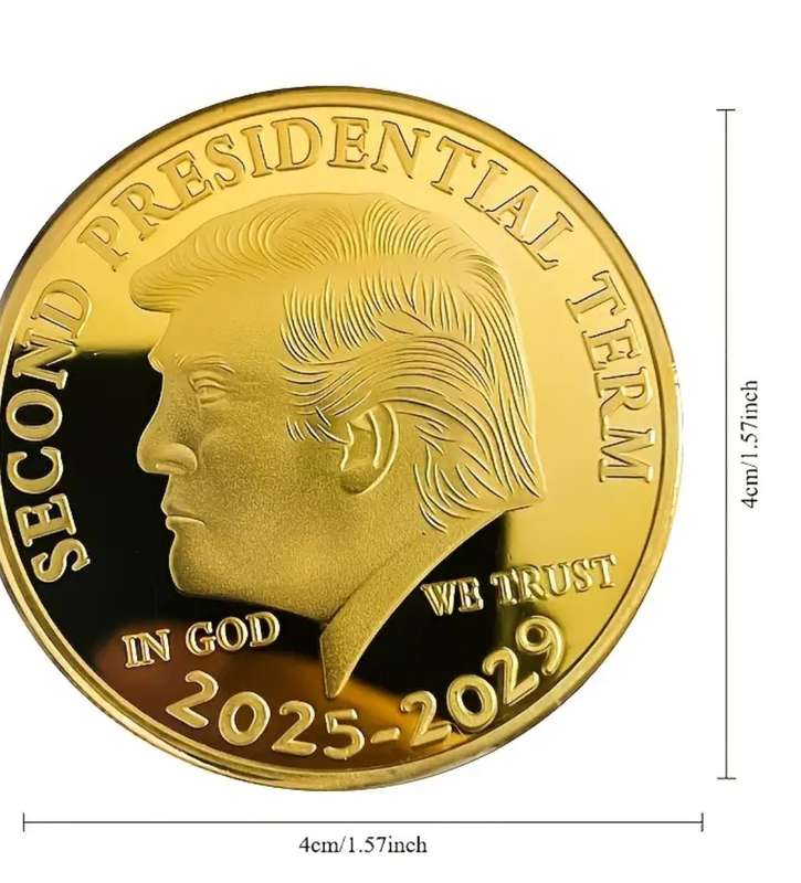 1pcs 2025-2029 Trump Election Victory Commemorative Coins - Premium Collectible, Limited Edition