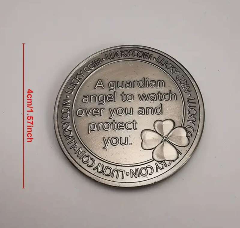 Collectors Guardian Angel Commemorative Coin in protective capsule