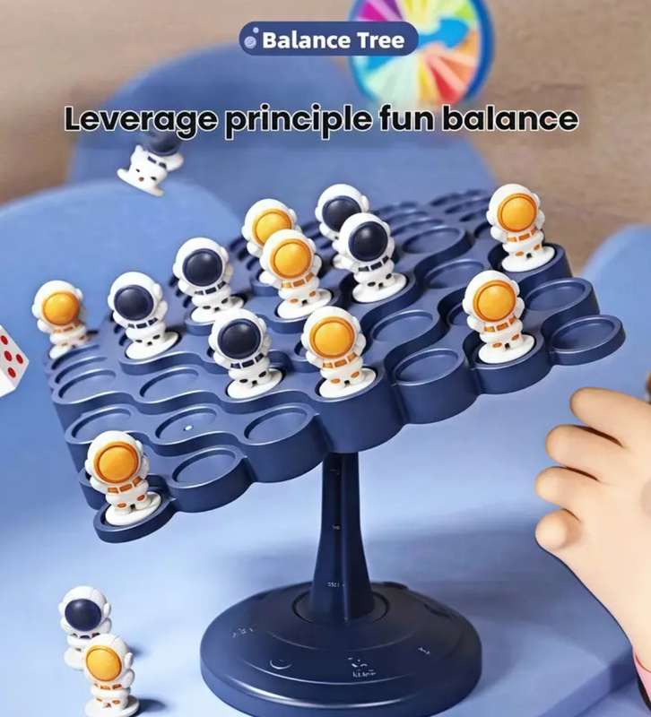 GREAT FUN!!! Space-Themed Astronaut Balance Tree Game