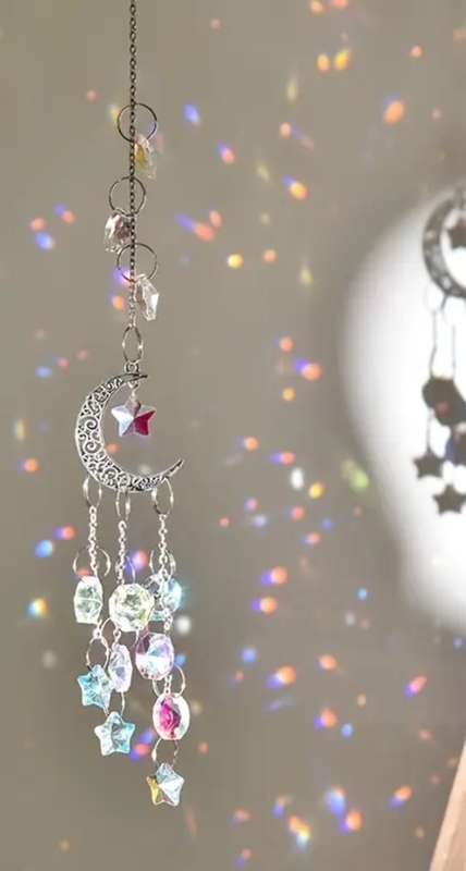 UNICI Crystal & Moon Wind Chime