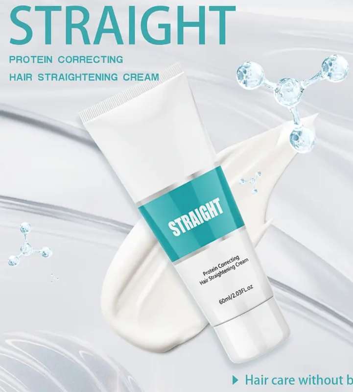 Protein Straight Hair Cream 60ml, suitable for dry hair