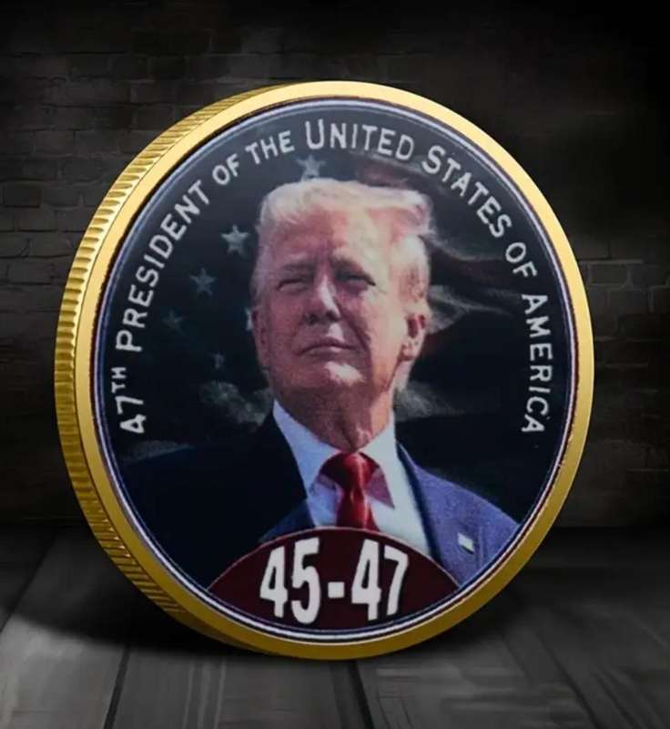 Replica Coin 1 President Donald Creative Trump Election Victory Commemorative Coin