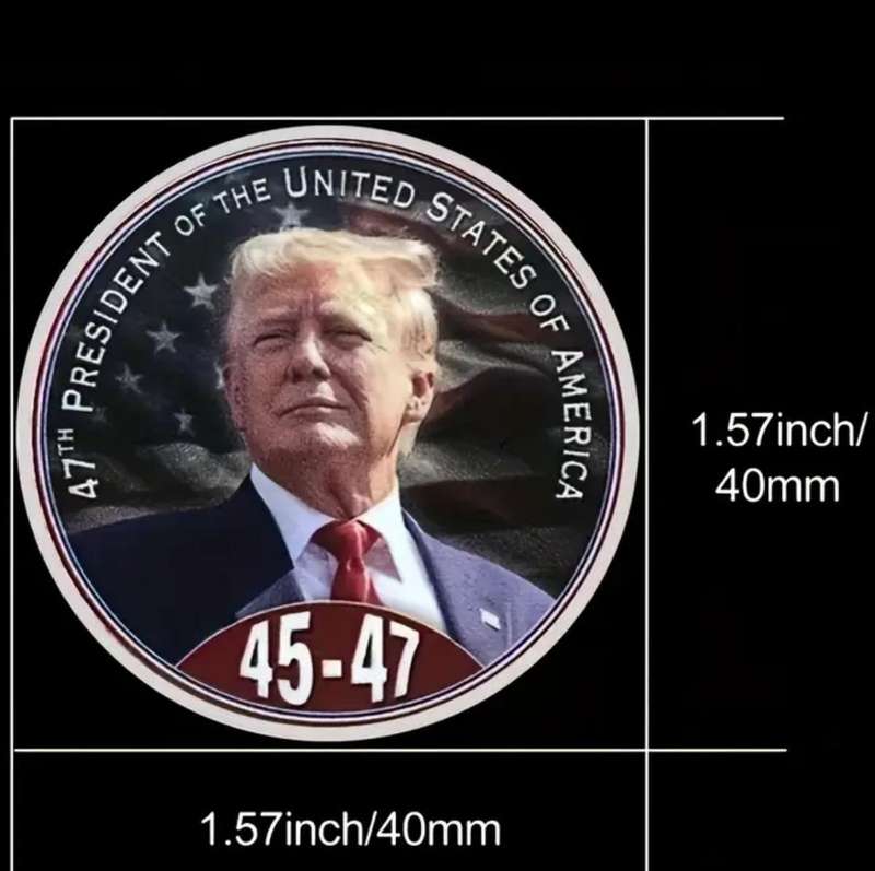 Replica Coin 1 President Donald Creative Trump Election Victory Commemorative Coin