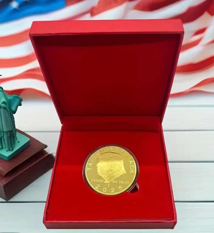 Replica Coin 1 Trump 2025 Commemorative Coin