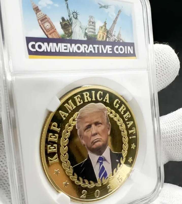 47th US President Donald Trump Memorial Challenge Coin