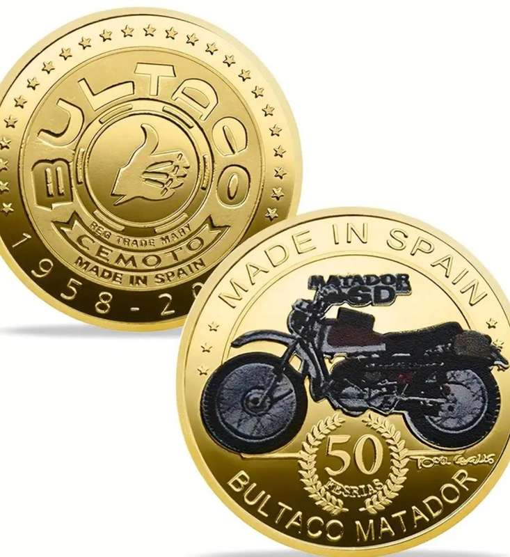 Celebrate The Bullfighting Challenge Coin