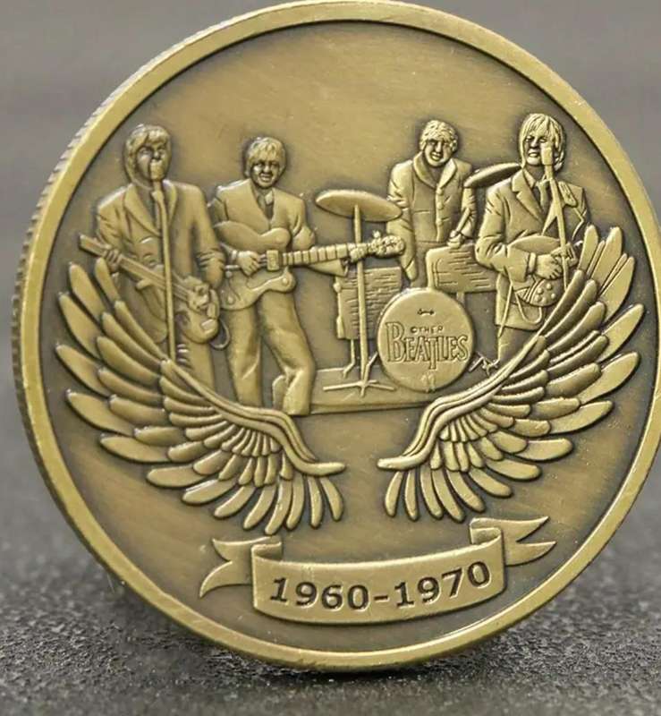 HOT The Beatles Commemorative Coin Replica
