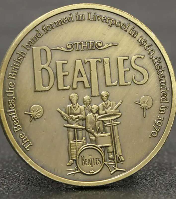 HOT The Beatles Commemorative Coin Replica
