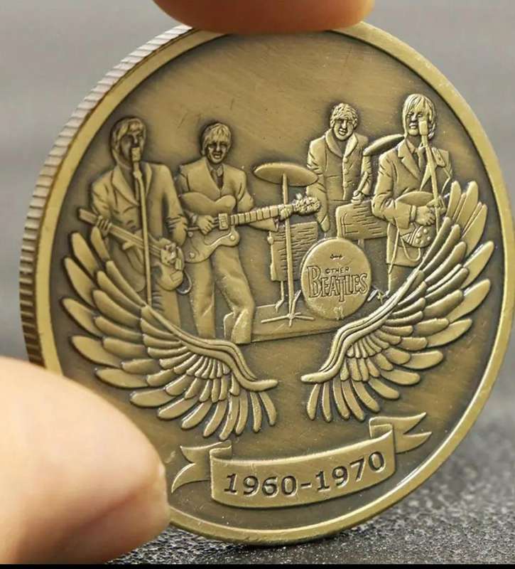 HOT The Beatles Commemorative Coin Replica