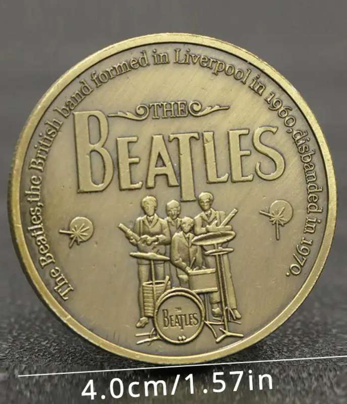 HOT The Beatles Commemorative Coin Replica