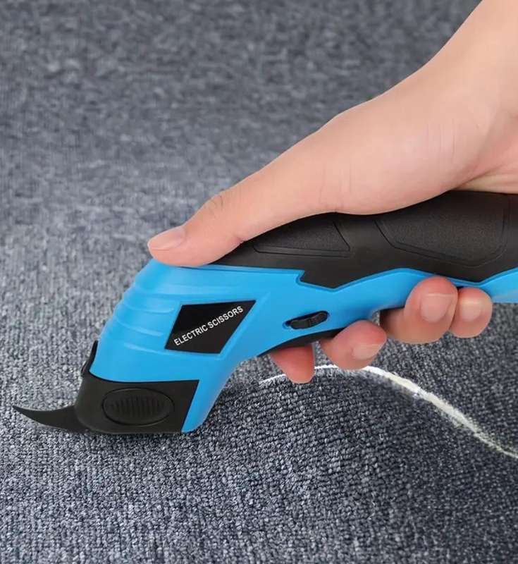 Rechargeable Fabric Cutting Electric Scissors, Equipped with a Large-Capacity Lithium Battery