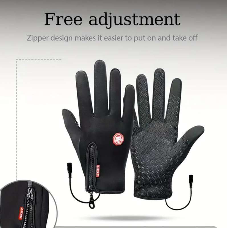 USB Heated Gloves with 3 Heat Settings Size M