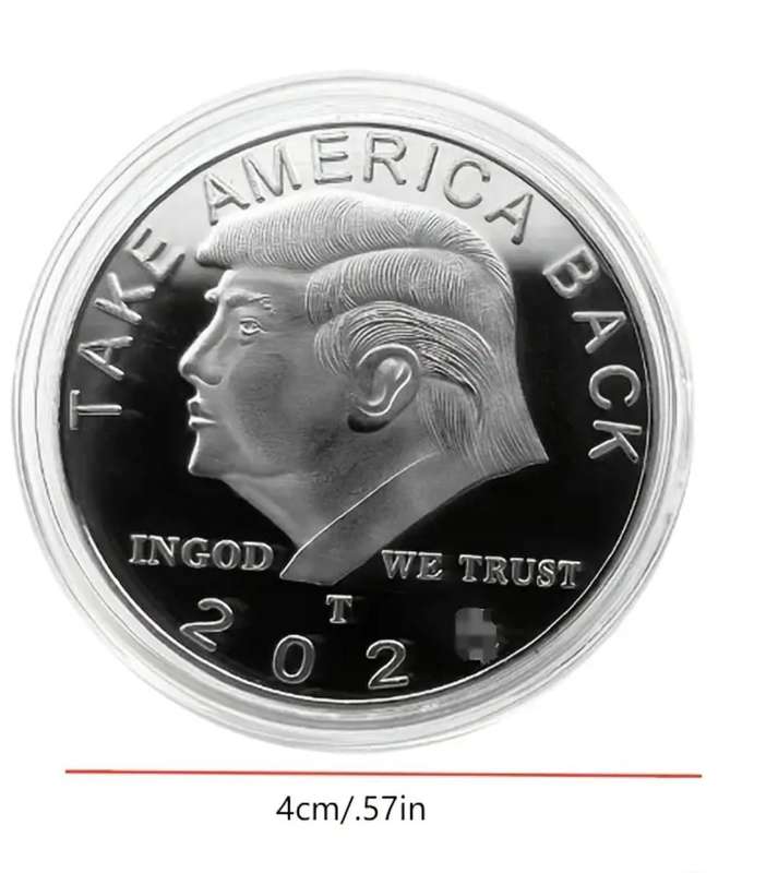 President Donald Trump Commemorative Eagle Coin - Silver