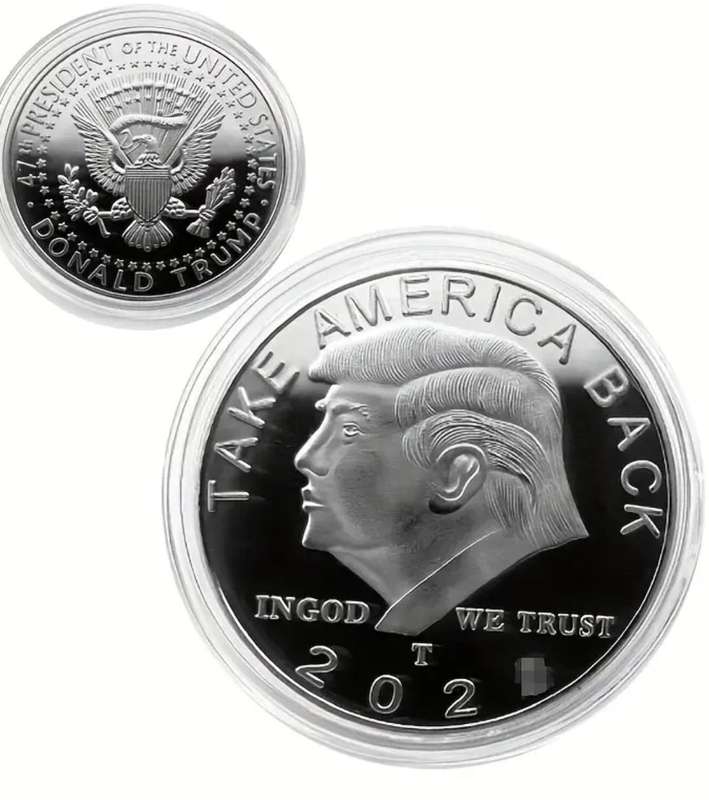 President Donald Trump Commemorative Eagle Coin - Silver