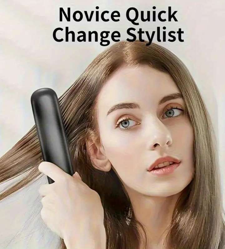 Portable Cordless Hair Straightener, Smooth Hair Straightening with LCD Display