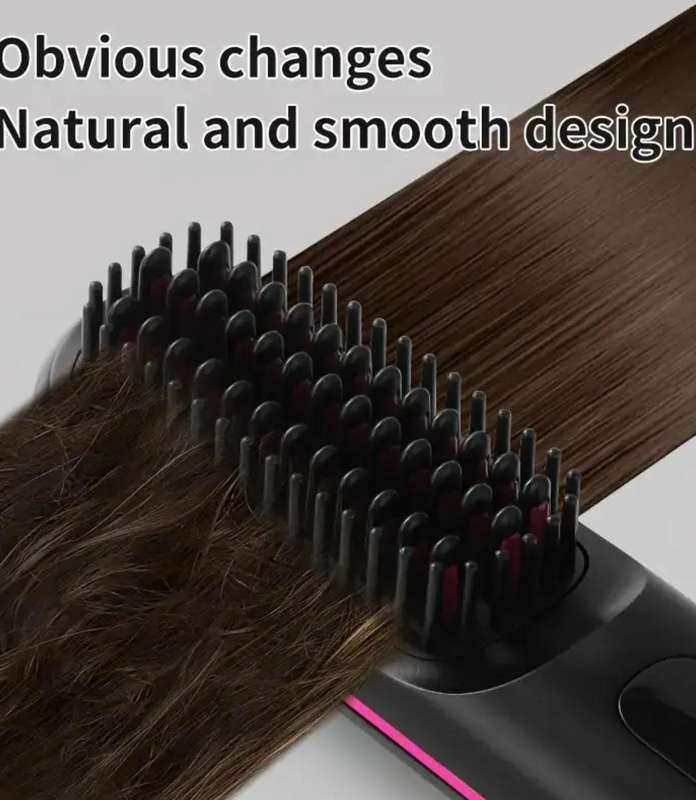 Portable Cordless Hair Straightener, Smooth Hair Straightening with LCD Display