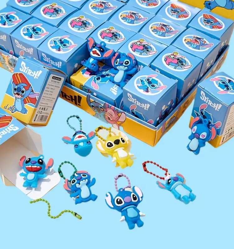 Mystery Box Set Disney 24pcs Action Figure Cartoon Character Stitch