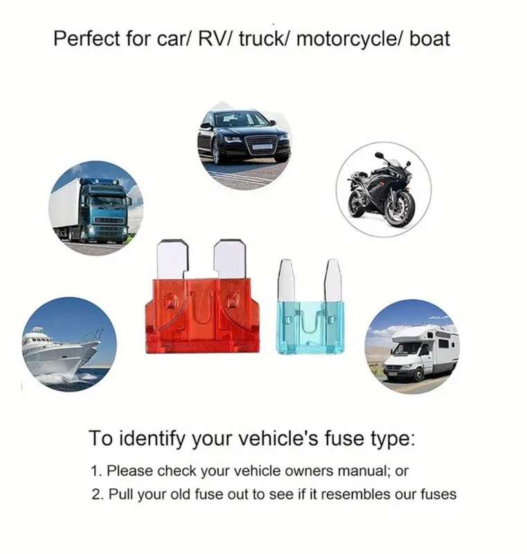 180pcs Car Fuse Combo Kit in protective box