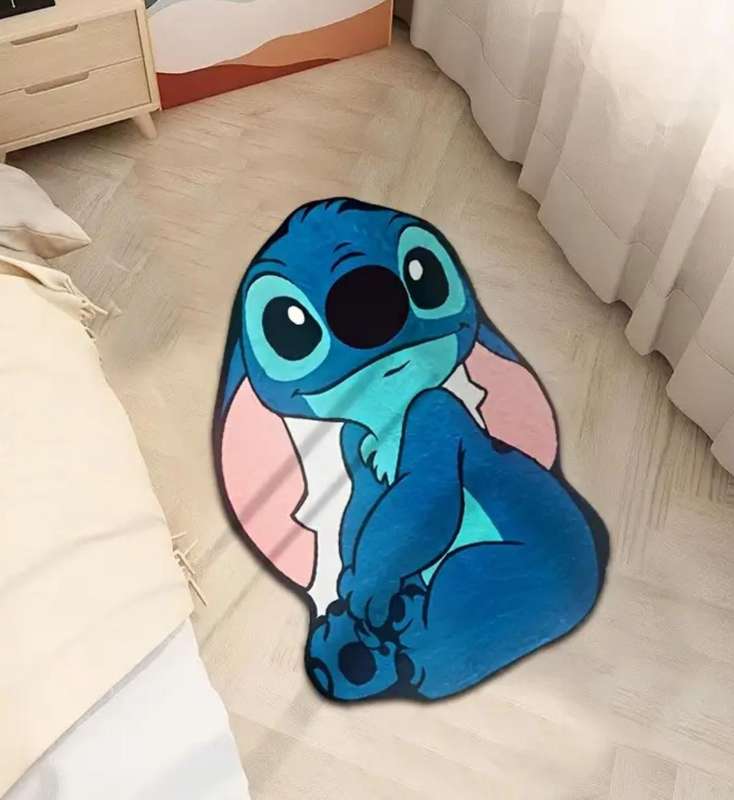 Disney Stitch Non-Slip Mat Unisex for Bedroom
