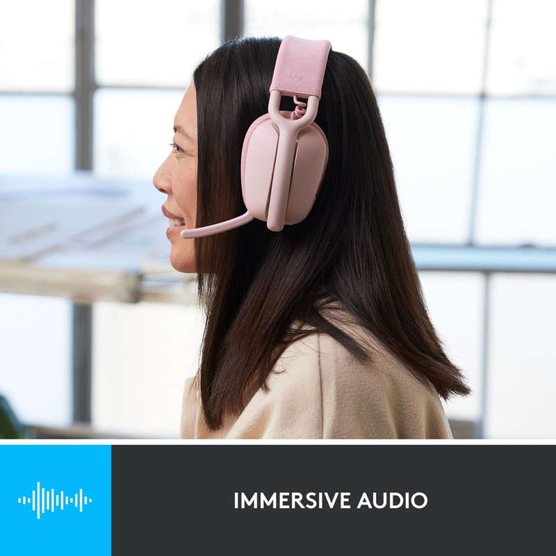 Logitech Zone Vibe 100 - Rose Gold