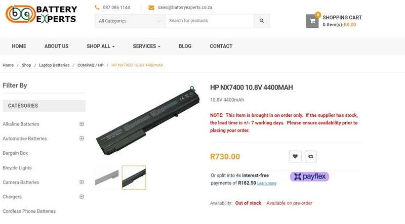 HP Battery