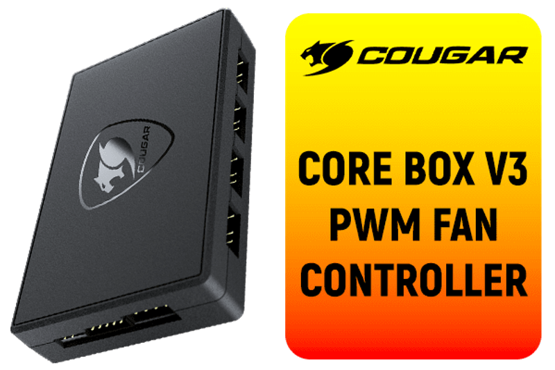 Cougar Core Box V3 ARGB PWM Fan Controller / 6 Sets of Fan Control / 6 Sets of ARGB Lights / Compact