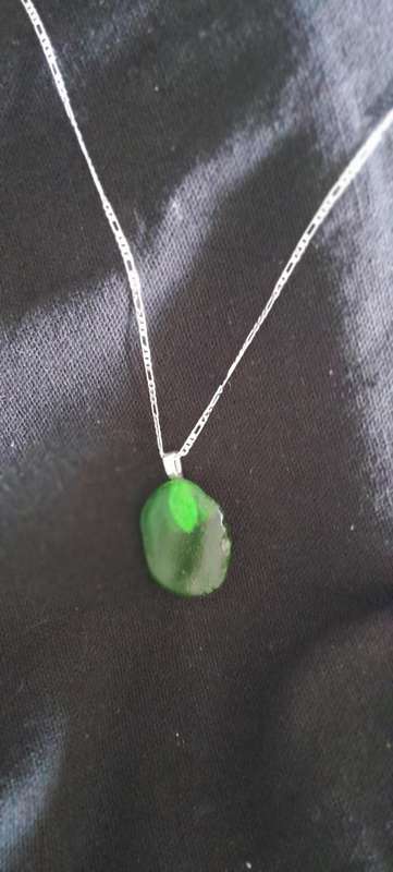 Seaglass Necklace Green
